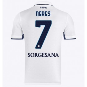 SSC Napoli David Neres #7 Borta Kläder 2024-25 Kortärmad